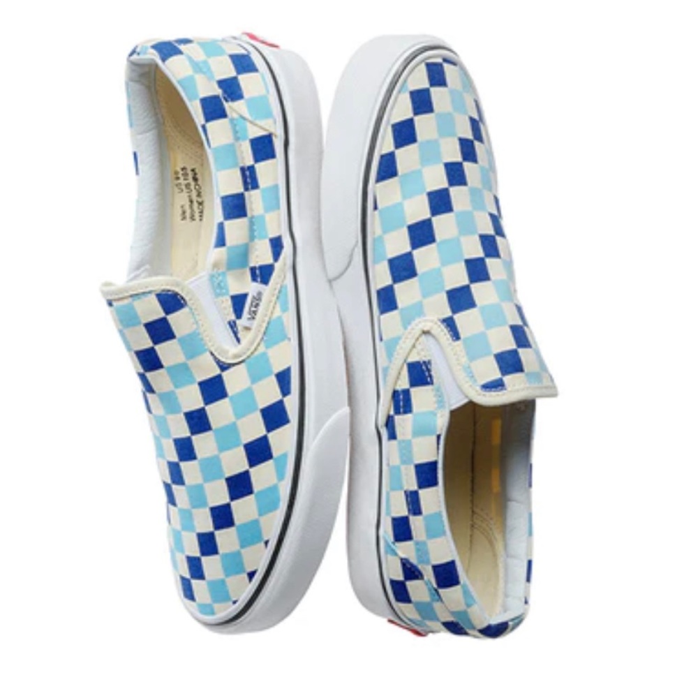 Vans Classic slip-on blue topaz checkered